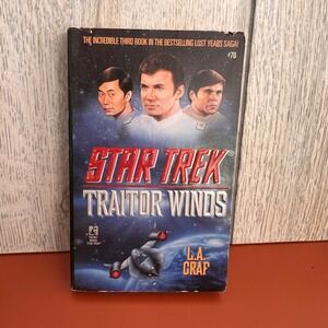 Star Trek Traitor Winds LA‎ Graf Pocket Books 1994 Mass Market Paperback #70